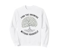 Find The Answers Within Yourself Good Karma Tree Sweatshirt