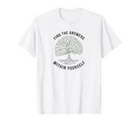 Find The Answers Within Yourself Good Karma Tree Value Graphic T-Shirt