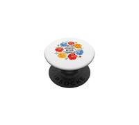 Find the Answers Within Yourself Quote Watercolour Poppies PopSockets Adhesive PopGrip