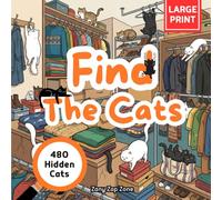 Find the Cats: A Large Print Search-and-Find Puzzle Book for Adults, Teens, and Seniors with Many Cute Cats (Find Something)