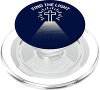 Find The Light Look Toward the Cross Jesus Christian Apparel PopSockets PopGrip for MagSafe