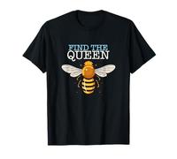 Find The Queen Bee Apiary Insect Entomology T-Shirt