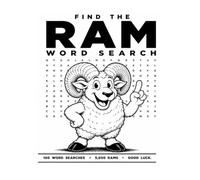 Find the RAM Word Search: 100 Impossible Word Search Puzzles - Will You Find All 5,050 Rams?
