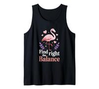 Find The Right Balance Flamingo Positive Mindset Tank Top