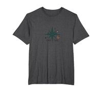 Find Trail: Wilderness Adventure Compass Logo T-Shirt, Men's Big and Tall, Dark Heather Grey, 4X Tall