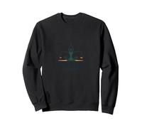 Find Your Balance: Yoga and Justice Harmony Logo Sweatshirt, Adult Unisex, Black, XXL