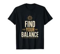 Find Your Balance Yoga Instructor Yogi T-Shirt