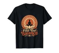 Find Your Balance Yoga Instructor Yogi T-Shirt