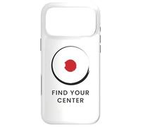 Find Your Center - Minimal Zen Design Case for iPhone 17 Pro Max