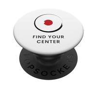 Find Your Center - Minimal Zen Design PopSockets Adhesive PopGrip