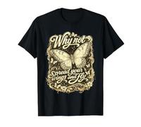Find Your Freedoms Inspirational Quote Design Choose Courage Value Graphic T-Shirt, Men, Black, L