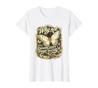 Find Your Freedoms Inspirational Quote Design Choose Courage Value Graphic T-Shirt, Women, White, L