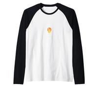 Find Your Inspirational Light Bulb Raglan Baseball Tee, Men, Black/White, Small