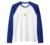 Find Your Inspirational Light Bulb Raglan Baseball Tee, Men, Royal Blue/White, Medium