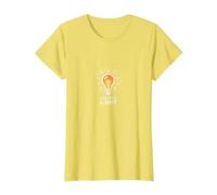 Find Your Light Inspirational Bulb T-Shirt, Women, Lemon, L