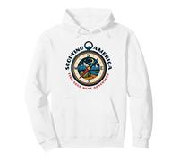 Find Your Next Adventure Scouting America Retro Compass Art Pullover Hoodie