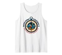 Find Your Next Adventure Scouting America Retro Compass Art Tank Top