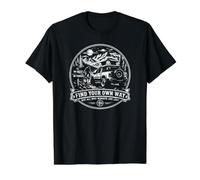 Find Your Own Way Bigfoot Overlanding Adventure 4x4 Off-Road Value Graphic T-Shirt, Men, Black, S