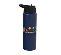 Find Your Path Compass Hiking Journey Stainless Steel Insulated Water Bottle