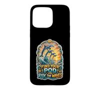 Find Your Pod And Ride The Waves Dolphin Ocean Lovers Case for iPhone 15 Pro Max