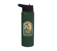 Find Your Pod and Ride The Waves Dolphin Ocean Lovers Stainless Steel Insulated Water Bottle