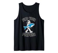 Find Your Porpoise Funny Retro Animal Pun Tank Top