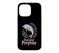 Find Your Porpoise Funny Whale Porpoise Ocean Case for iPhone 14 Pro Max