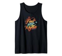 Find Your Rhythm Music Headphones Lover Tank Top