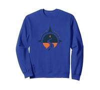 Find Your Road Inspirational Travel Adventure Sweatshirt, Adult Unisex, Royal Blue, XL