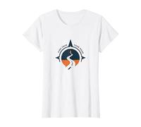 Find Your Road Inspirational Travel Adventure T-Shirt, Women, White, 3XL