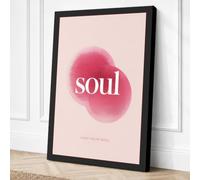 Find Your Soul Minimalist Canvas Wall Art Print 18x12 Inch (46 x 30 cm)