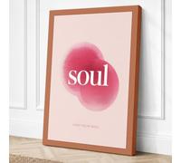 Find Your Soul Minimalist Canvas Wall Art Print 36x24 Inch