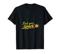 Find Your Spark Electrician Humor Graphic T-Shirt