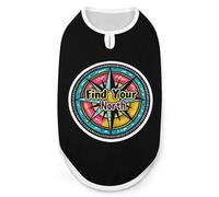 Find Your True North Compass Dog And Cat Clothes Pet Summer Sleeveless T Shirt Basic Vest XL