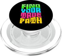 Find Your True Way - Motivation, Restart Design PopSockets PopGrip for MagSafe