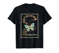 Find Your Voice | Speech Language Pathology SLP Butterfly T-Shirt