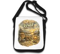 Find Your Wild Adventure Spirit Shoulder Bag White