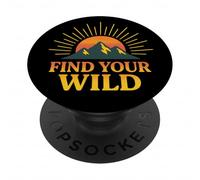 Find Your Wild - Sun Mountains PopSockets Adhesive PopGrip