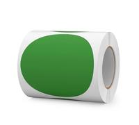 FINDAT 300PCS Green Round Labels 100mm Colour Coding Circle Stickers Vinyl Removable Waterproof Large Decals for Floor Moving Box Warehouse