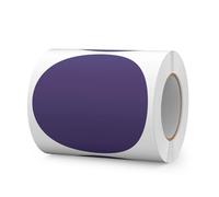 FINDAT 300PCS Purple Round Labels 100mm Colour Coding Circle Stickers Vinyl Removable Waterproof Large Decals for Floor Moving Box Warehouse