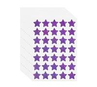 FINDAT 350PCS Purple Star Stickers 25mm Glitter Star Sticker Vinyl