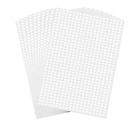 FINDAT 7000 PCS White Dot Stickers 6mm Colour Coding Labels Sticky Dots Waterproof Self Adhesive Circle Round Stickers for School DIY Calendar