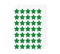 FINDAT 700PCS Green Star Stickers 25mm Vinyl Labels