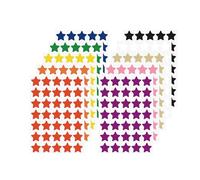 FINDAT 700PCS Multicolours Star Stickers 25mm Vinyl Labels
