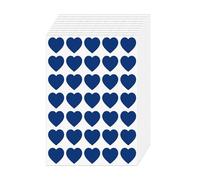 FINDAT Blue Heart Stickers 25mm Vinyl Labels Waterproof Removable Self-Adhesive Love Decals for Valentine's Day DIY Decoration 700PCS