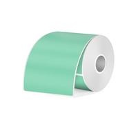 FINDAT Green Rectangular Thermal Labels 50 x 80 mm Vinyl Waterproof Stickers Removable Self-Adhesive Decals Compatible with M110 M220 100 PCS