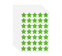 FINDAT Green Star Stickers 25mm Glitter Star Sticker Vinyl Waterproof Self-Adhesive Decals for Classroom Rewards DIY 350PCS