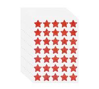 FINDAT Red Star Stickers 25mm Glitter Star Sticker Vinyl Waterproof Self-Adhesive Decals for Classroom Rewards DIY 350PCS
