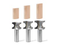 FindBuyTool Domino Router Bit Set, 1/2-Inch Shank, 10mm/12mm/14mm Cutters, Tungsten Carbide, Compatible with Festool DF700