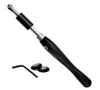 FindBuyTool M2 Cryo HSS Woodturning Texturing & Spiraling Tool Set - 3 Interchangeable Cutters, Hardwood Handle, 13.75" Overall Length